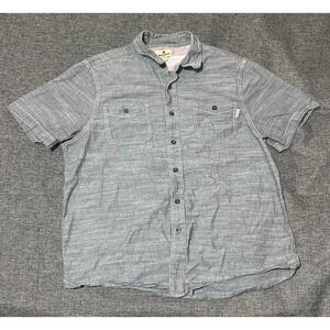 Woolrich Men's L Gray Short Sleeve Shirt
